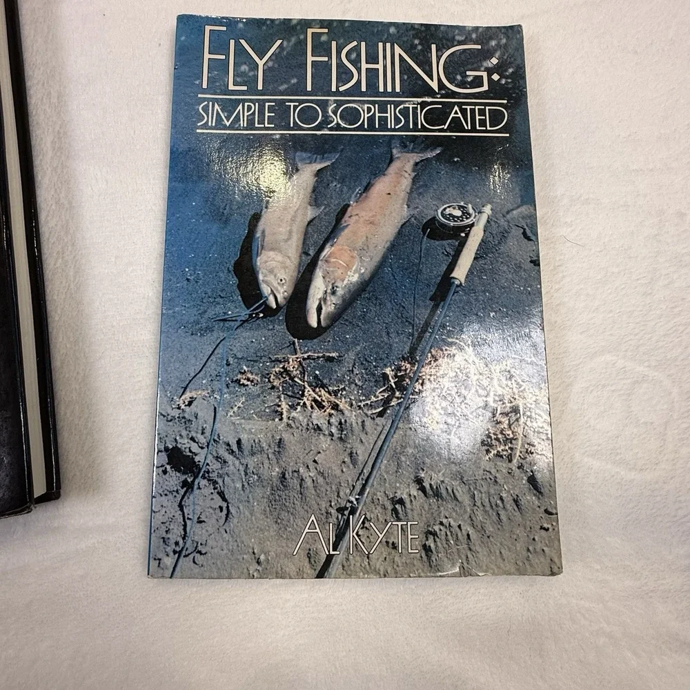 Lot 6 Fly Fishing Fly Tying Books Art Flick Leiser Hellekson Western Guide